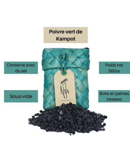 Poivre vert KHLA, l'épicerie du Mékong