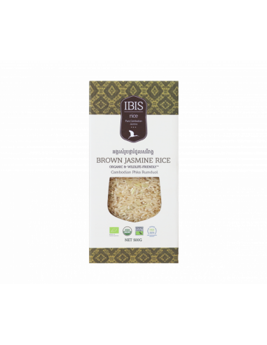 Riz brun au jasmin Ibis Rice - Biologique - 500g- IBIS RICE