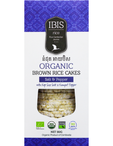 Galette de riz brun Sel et poivre - Biologique - 150 g-