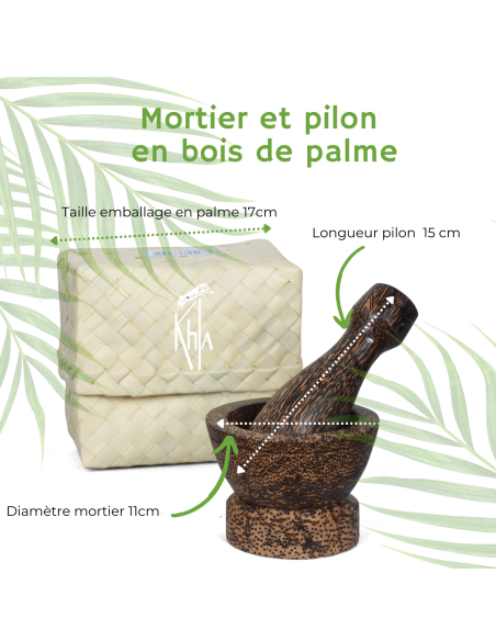 Mortier en palme (petit)-