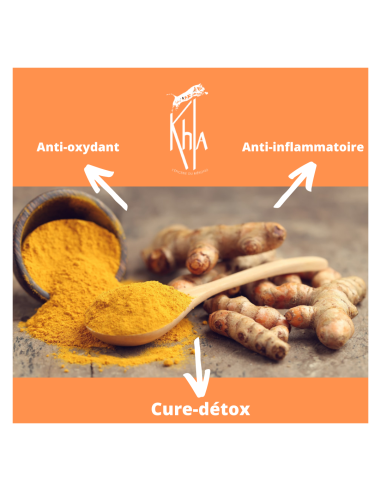 Curcuma - Biologique - en poudre - 100g- KHLA