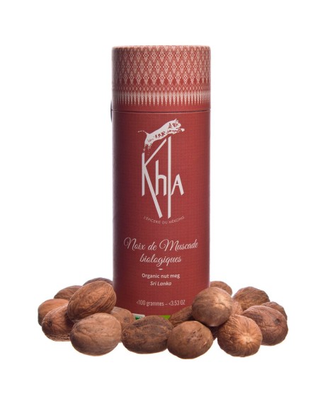 Noix de muscade - Biologiques - entier - 100g- KHLA