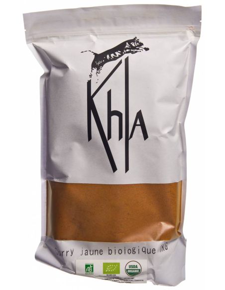 Curry Jaune - Biologique - en poudre - 1kg- KHLA Curry Jaune - Biologique - en poudre - 1kg- KHLA