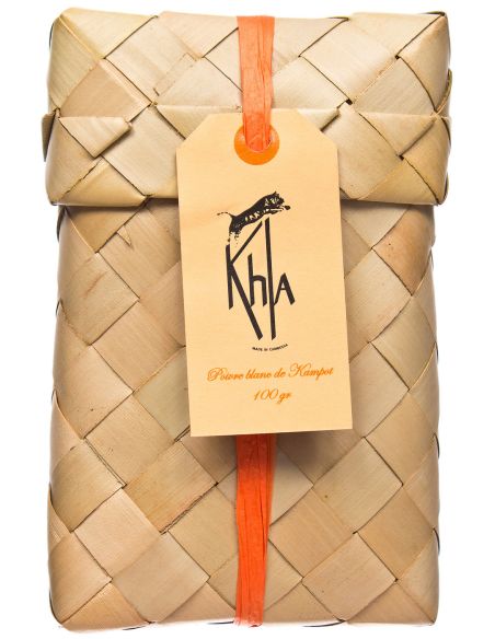 Poivre blanc de Kampot IGP - Biologique - Premium - en grains - 100g - Palme- KHLA