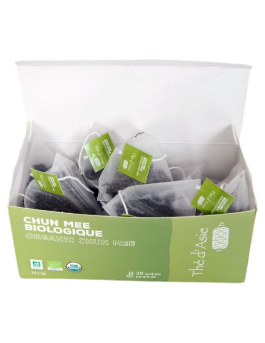 Thé vert - Chun Mee - Biologique - Infusettes x20- THÉ D'ASIE