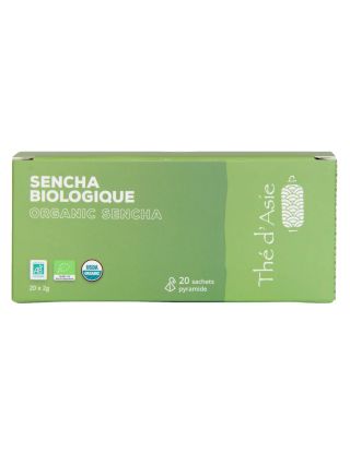 Thé vert - Sencha - Biologique - Infusettes x20- THÉ D'ASIE