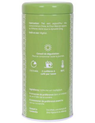 Thé vert - Chun Mee - Biologique - en vrac - 90g- THÉ D'ASIE 2