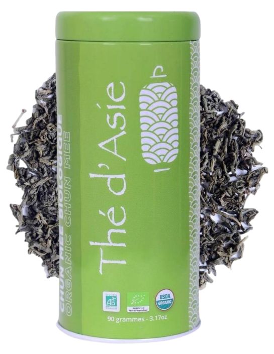 Thé vert - Chun Mee - Biologique - en vrac - 90g- THÉ D'ASIE