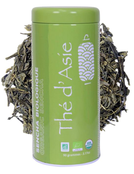 Thé vert - Sencha - Biologique - en vrac - 90g- THÉ D'ASIE