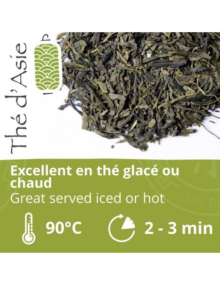 Thé vert - Sencha - Biologique - Pack infusettes x80- THÉ D'ASIE