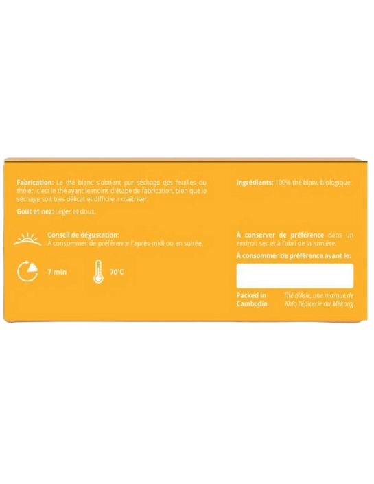Thé blanc - Paï Mu Tan - Biologique - Infusettes x20- THÉ D'ASIE