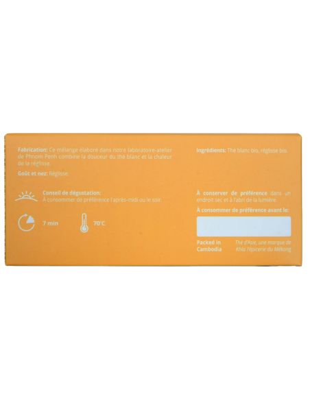 Thé blanc - Senteurs du soir - Biologique - Infusettes x20- THÉ D'ASIE