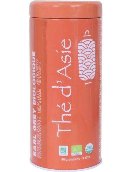 Thé noir - Earl Grey - Biologique - en vrac - 90g- THÉ D'ASIE