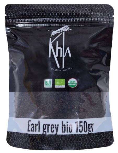 Thé noir - Earl Grey - Biologique - en vrac - 150g- THÉ D'ASIE
