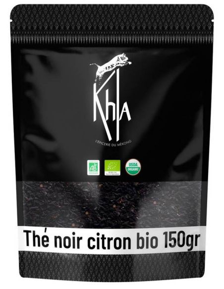 Thé noir - Citron - Biologique - en vrac - 150g- THÉ D'ASIE