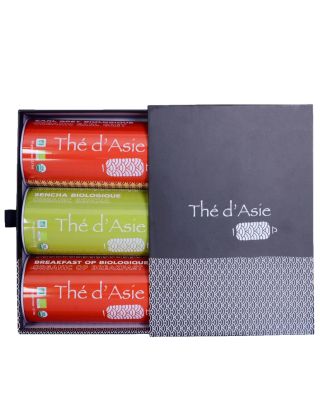 Coffret Thé Petit Déjeuner - Biologique - 3 Box métal- THÉ D'ASIE
