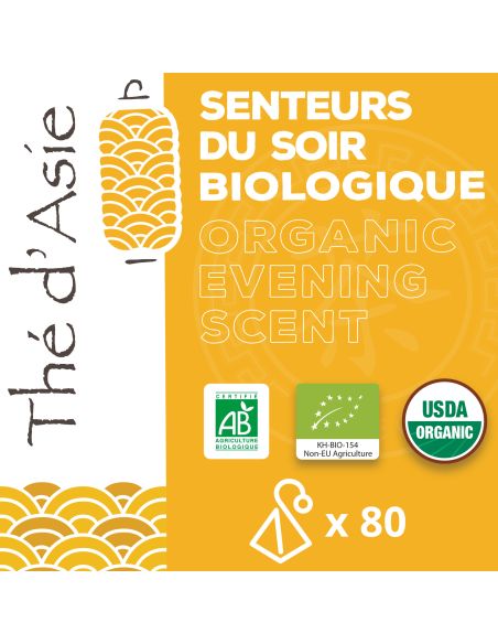 Thé blanc - Senteurs du soir - Biologique - Pack infusettes x80- THÉ D'ASIE Thé blanc - Senteurs du soir - Biologique - Pack infusettes x80- THÉ D'ASIE
