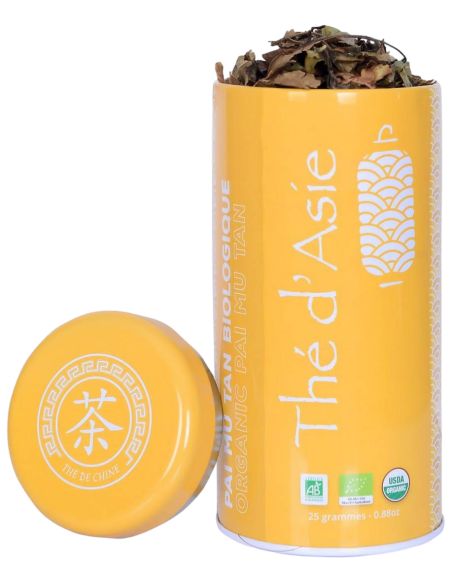 Thé blanc - Paï Mu Tan - Biologique - en vrac - 25g- THÉ D'ASIE