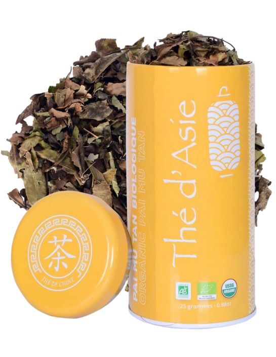 Thé blanc - Paï Mu Tan - Biologique - en vrac - 25g- THÉ D'ASIE