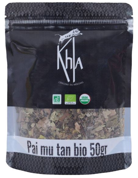 Thé blanc - Paï Mu Tan - Biologique - en vrac - 50g- THÉ D'ASIE