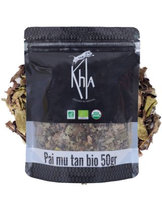 Thé blanc - Paï Mu Tan - Biologique - en vrac - 50g- THÉ D'ASIE 2