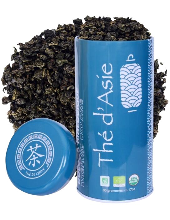 Thé bleu - Oolong - Biologique - en vrac - 90g- THÉ D'ASIE