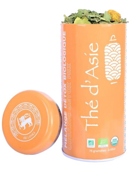 Infusion - détox - Biologique - en vrac - 75g- THÉ D'ASIE