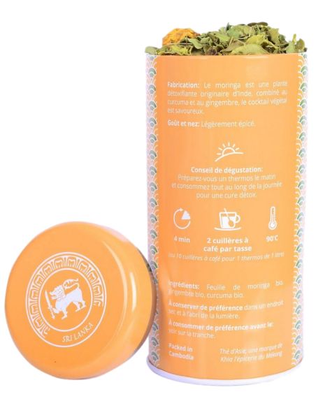 Infusion - détox - Biologique - en vrac - 75g- THÉ D'ASIE