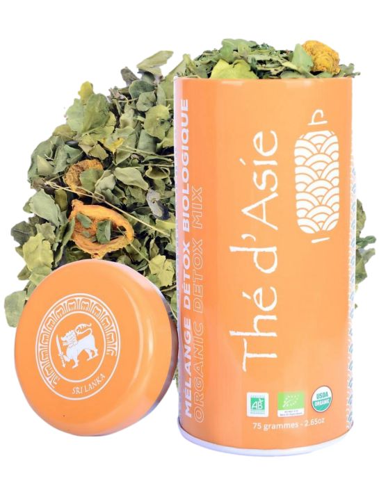 Infusion - détox - Biologique - en vrac - 75g- THÉ D'ASIE