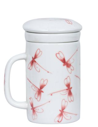 Mug à thé : Libellule rouge-