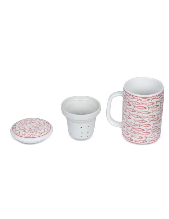 Mug à thé : Poisson rouge-