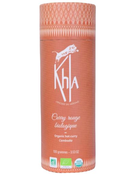 Curry rouge - Biologique - en poudre - 100g- KHLA Curry rouge - Biologique - en poudre - 100g- KHLA