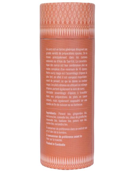 Curry rouge - Biologique - en poudre - 100g- KHLA Curry rouge - Biologique - en poudre - 100g- KHLA