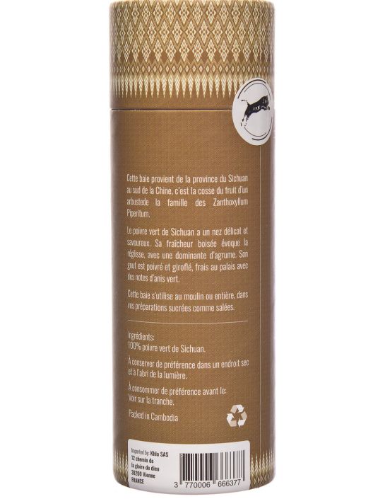 Baie de Sichuan vert - en grains - 50g- KHLA