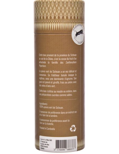 Baie de Sichuan vert - en grains - 50g- KHLA