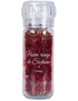 Baie rouge de Sichuan - en grains - 24g - Moulin- KHLA