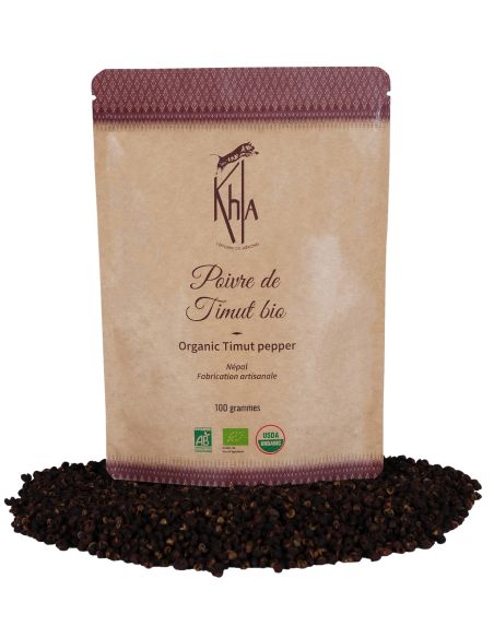 Baie de Timut - Biologique - Premium - en grains - 100g- KHLA