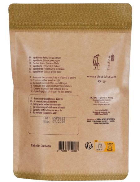 Baie verte de Sichuan - en grains - 100g- KHLA Baie verte de Sichuan - en grains - 100g- KHLA