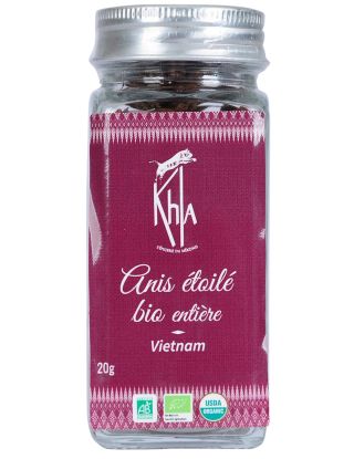 Anis étoilé - Biologique - entier - 20g - Pot- KHLA