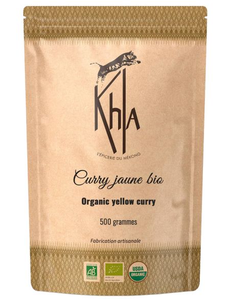 Curry jaune - Biologique - en poudre - 500g- KHLA
