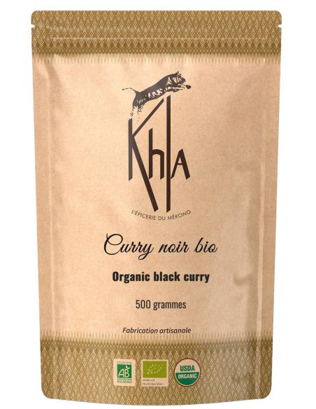 Curry noir - Biologique - en poudre - 500g- KHLA