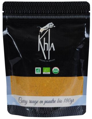 Curry rouge - Biologique - en poudre - 180g- KHLA