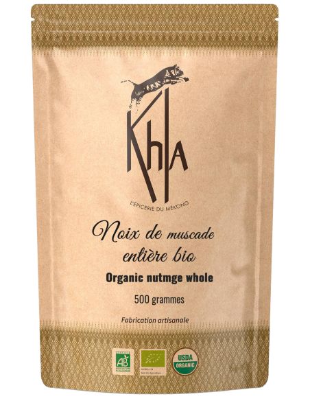 Noix de muscade - Biologique - entière - 500g- KHLA