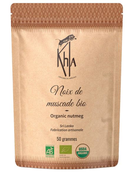 Noix de muscade - Biologique - entière - 50g- KHLA