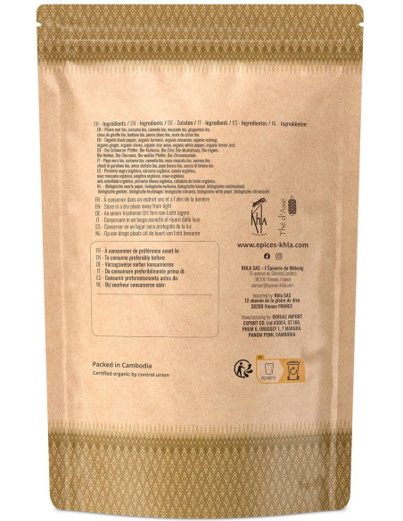 Curry noir - Biologique - en poudre - 500g- KHLA