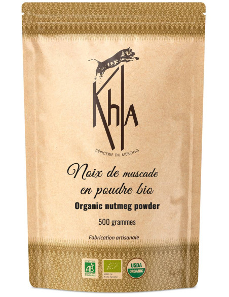 Noix de muscade - Biologique - en poudre - 500g- KHLA