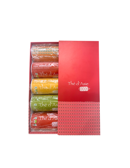 Coffret 5 box Detox - Biologique- THÉ D'ASIE