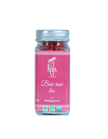 Baies roses biologique - 30g - Pot- KHLA