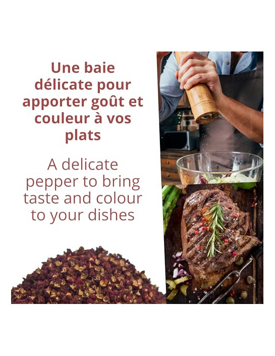 Baies roses Biologique - 500g- KHLA