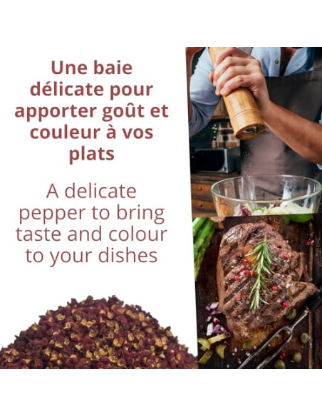 Baies roses Biologique - 500g- KHLA